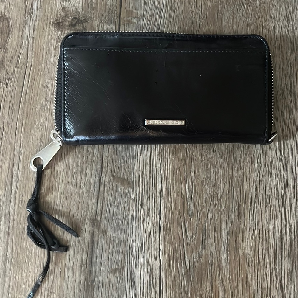 Rebecca Minkoff black leather wallet